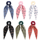 Gifty - Ditsy-Floral Ribbon-Tail Scrunchie