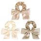 Gifty - Solid Bow-Tail Scrunchie