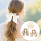 Gifty - Solid Bow-Tail Scrunchie