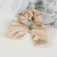 Gifty - Solid Bow-Tail Scrunchie