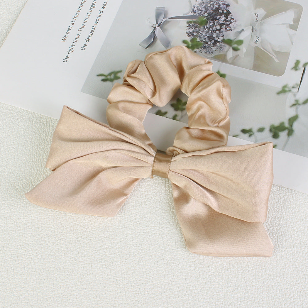 Gifty - Solid Bow-Tail Scrunchie