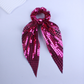 Gifty - Bow-Tail Shimmer Scrunchie