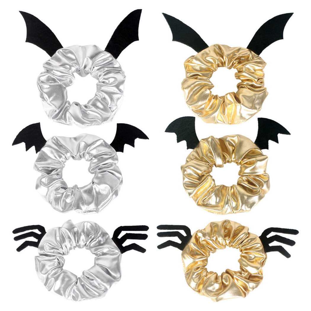 Gifty - Halloween Bat-and-Spider Scrunchie