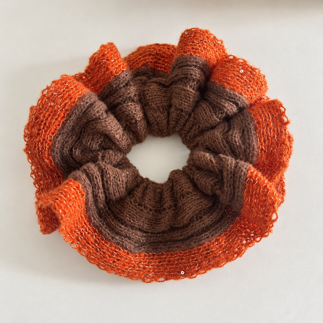 Gifty - Double-Layer Textured Scrunchie