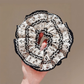 Gifty - Openwork Woven Ruffle Scrunchie