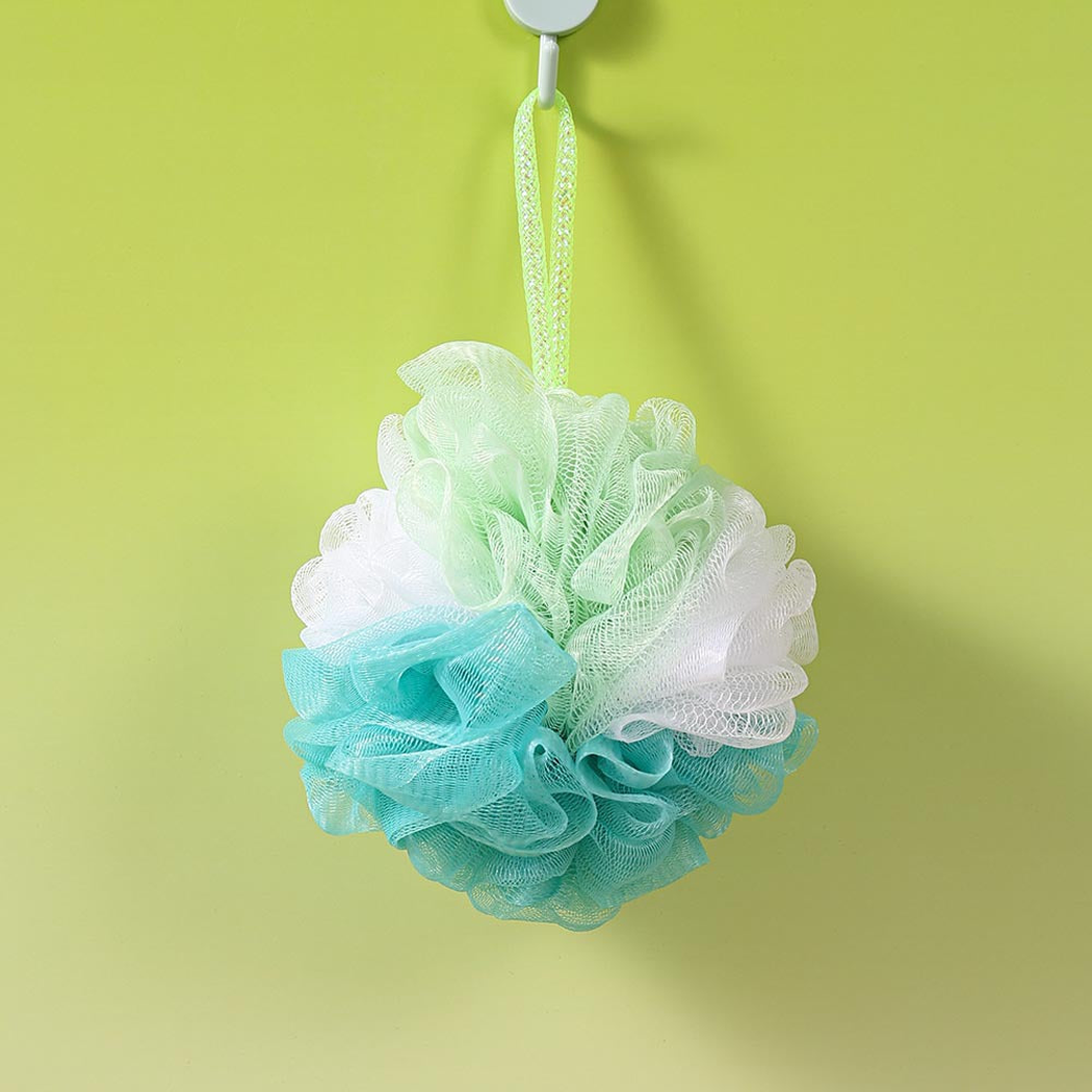 Papo - Tri-Color Layered Bath Pouf
