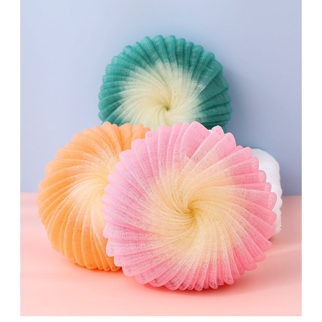 Papo - Conch-Shaped Layered Bath Pouf