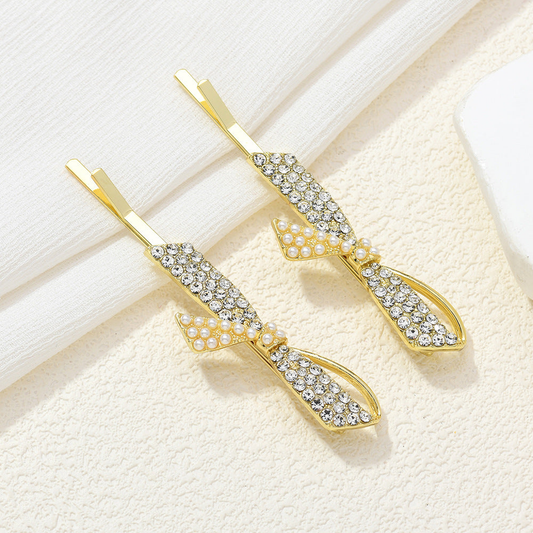 Beau - Bow-Detail Linear Hair Pin