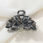 Beau - Black Floral Mini Hair Claw