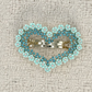 Beau - Heart-Shaped Floral Barrette