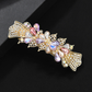 Beau - Floral Bow-Shaped Barrette