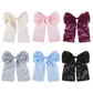 Beau - Floral Long-Tail Bow Barrette