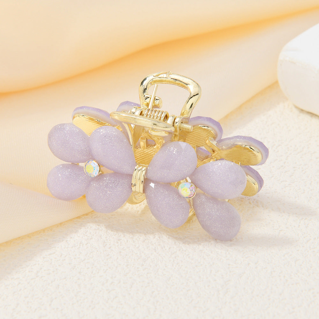 Beau - Pastel Floral Mini Hair Claw