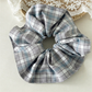 Gifty - Plaid Wide-Ruffle Scrunchie