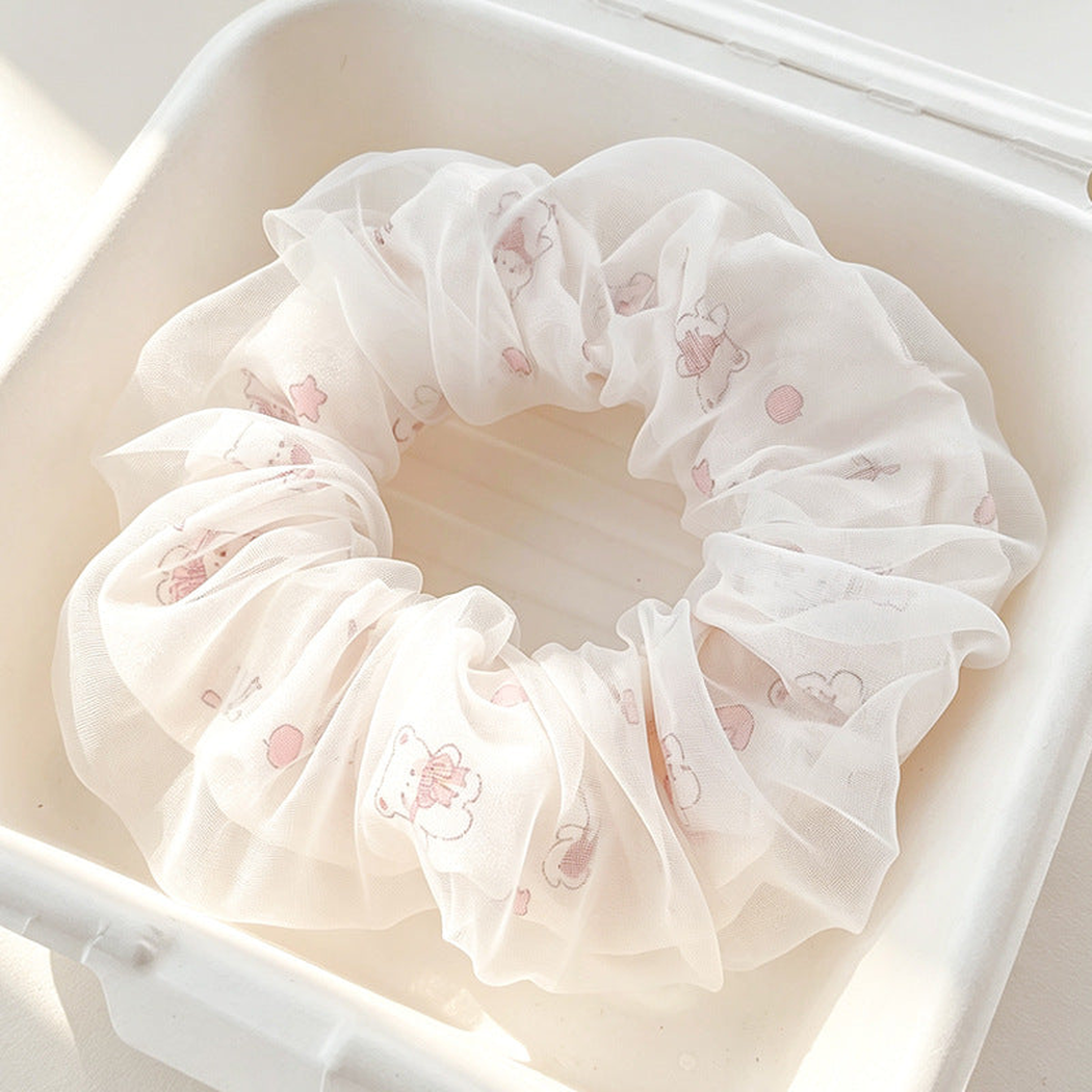 Gifty - Sheer Printed Scrunchie