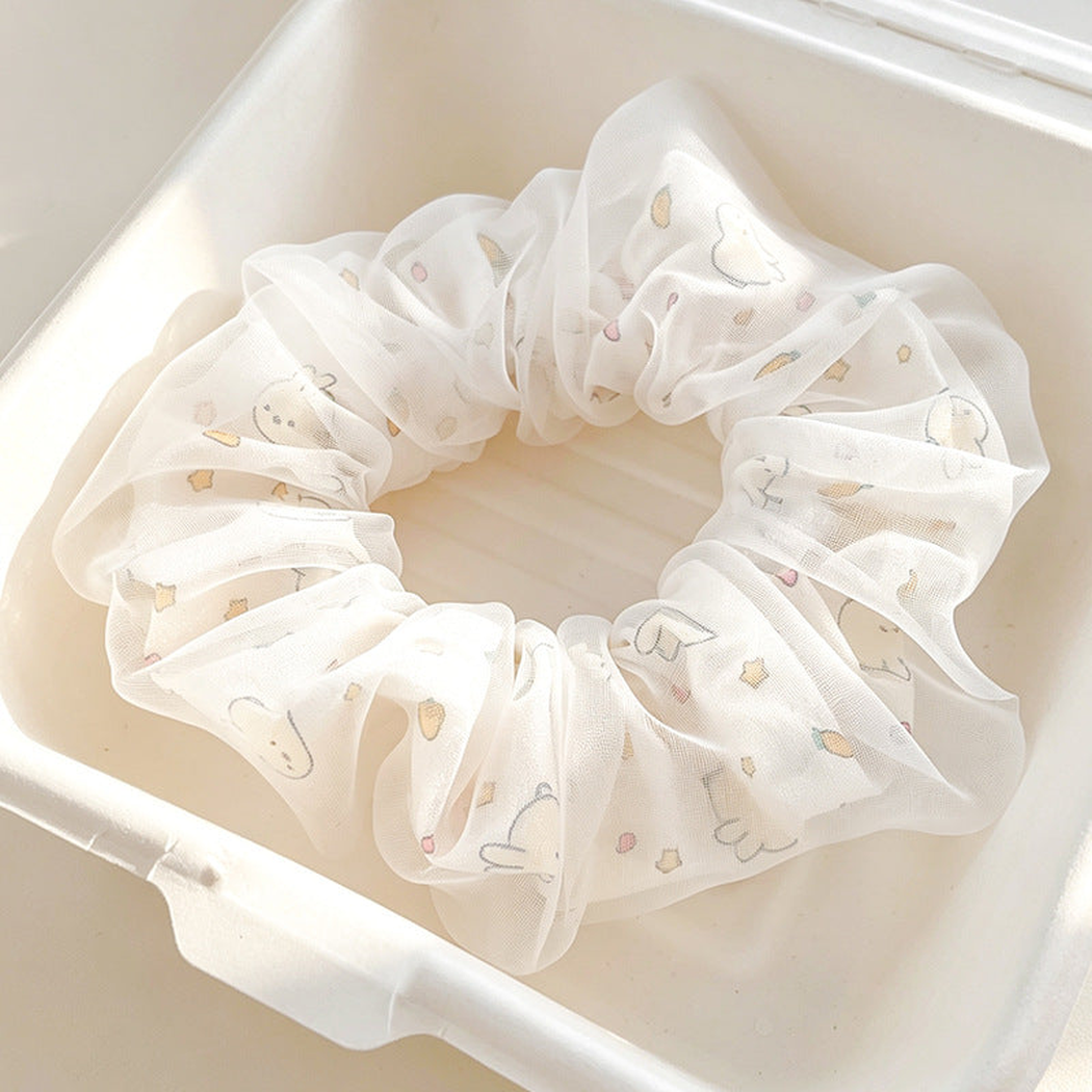Gifty - Sheer Printed Scrunchie