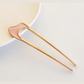Beau - Crescent-Top Open-Center Hairpin
