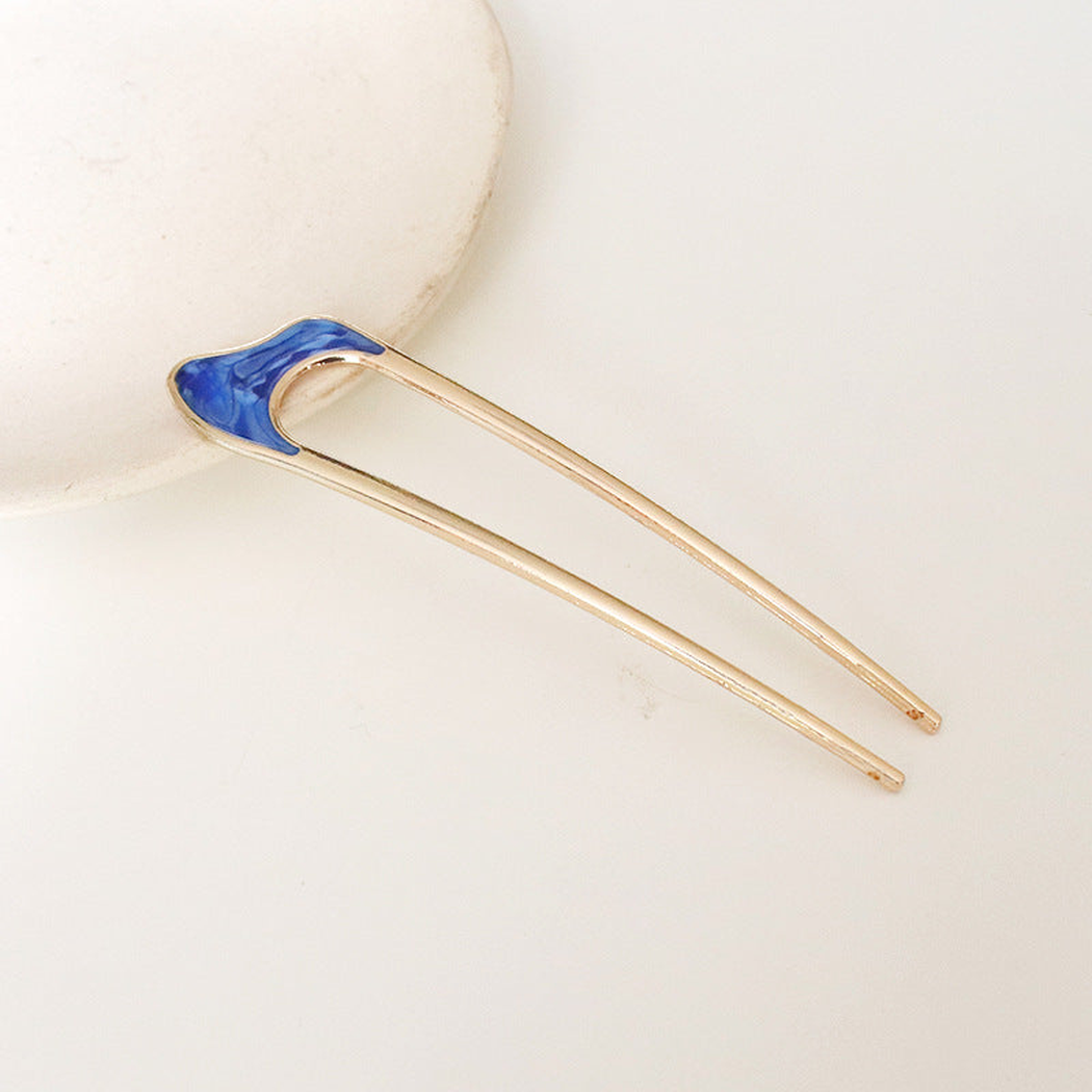 Beau - Crescent-Top Open-Center Hairpin