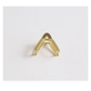 Beau - Solid-Color Triangle Claw Clip
