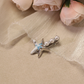 Beau - Blue Ocean-Motif Barrette