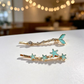 Beau - Blue Fishtail Star Hair Clip Accessory