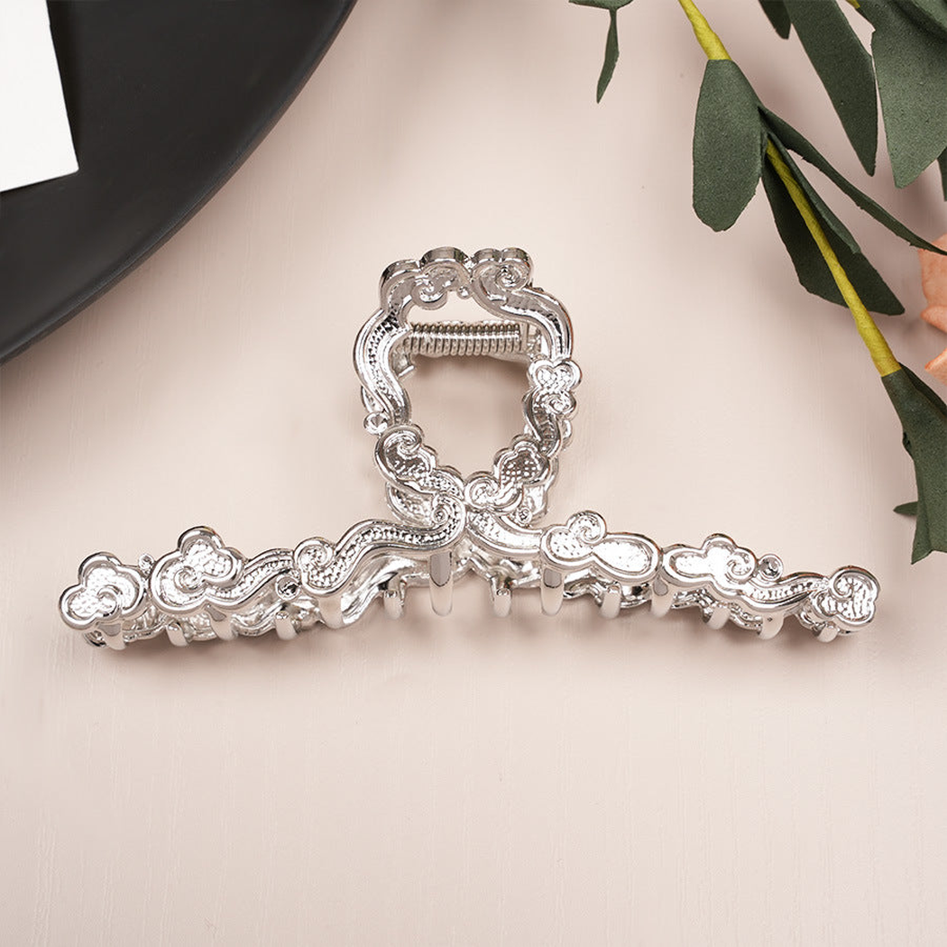 Beau - Cloud-Motif Scrollwork Hair Claw
