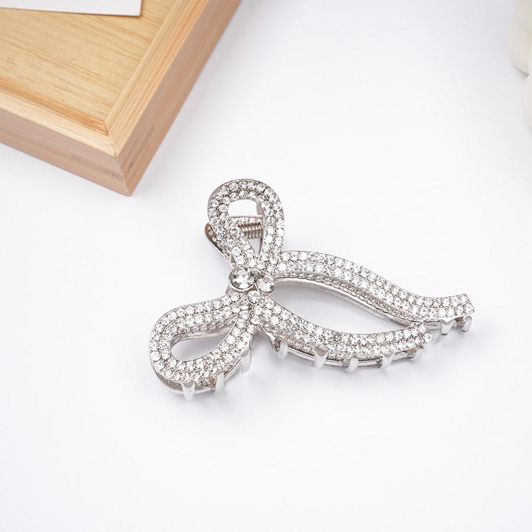 Beau - Bow-Motif Curved-Tail Hair Claw