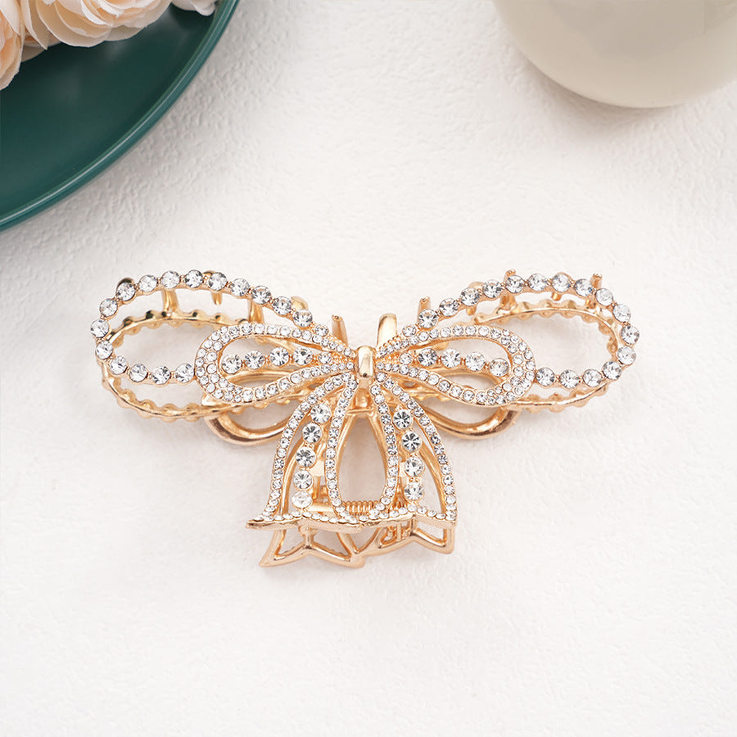 Beau - Bow-Motif Openwork Hair Claw