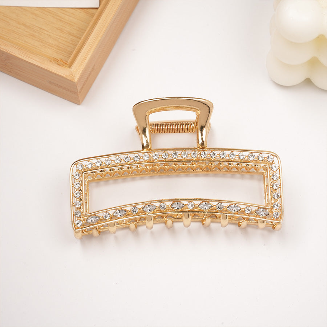 Beau - Rectangular Open-Frame Hair Claw