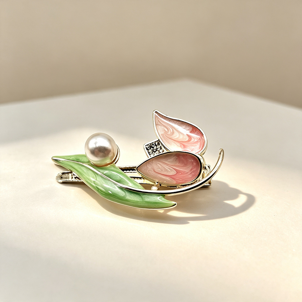 Beau - Botanical Curved Side Hair Clip