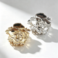 Beau - Rose-Motif Leaf-Detail Hair Claw