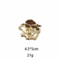 Beau - Rose-Motif Leaf-Detail Hair Claw