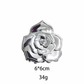 Beau - Rose-Motif Leaf-Detail Hair Claw