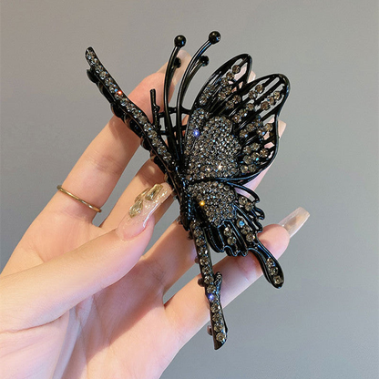 Beau - Side-Facing Butterfly Openwork Hair Claw