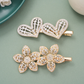 Beau - Sparkling Motif Double Accent Hair Clip