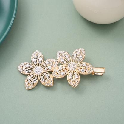 Beau - Sparkling Motif Double Accent Hair Clip
