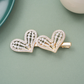 Beau - Sparkling Motif Double Accent Hair Clip