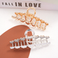 Beau - Seven-Heart Openwork Hair Claw