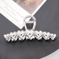 Beau - Seven-Heart Openwork Hair Claw