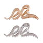 Beau - S-Curve Bead Accent Hair Claw