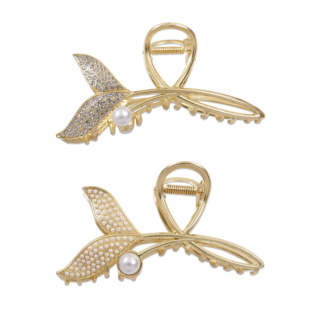 Beau - Mermaid Tail Open Frame Hair Claw