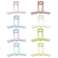 Beau - Open Rectangle Stitched Edge Hair Claw