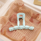 Beau - Open Rectangle Stitched Edge Hair Claw