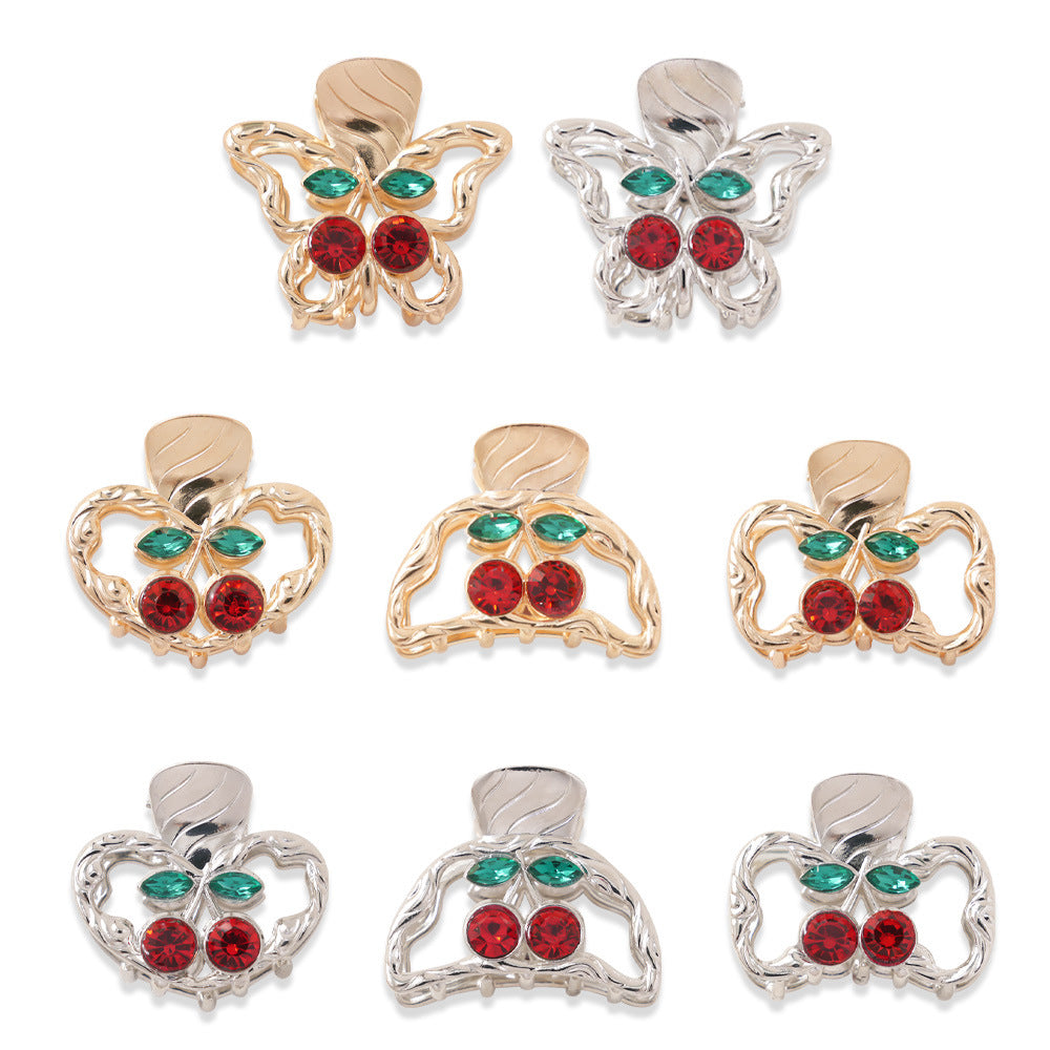 Beau - Cherry Mixed Shape Hair Claw