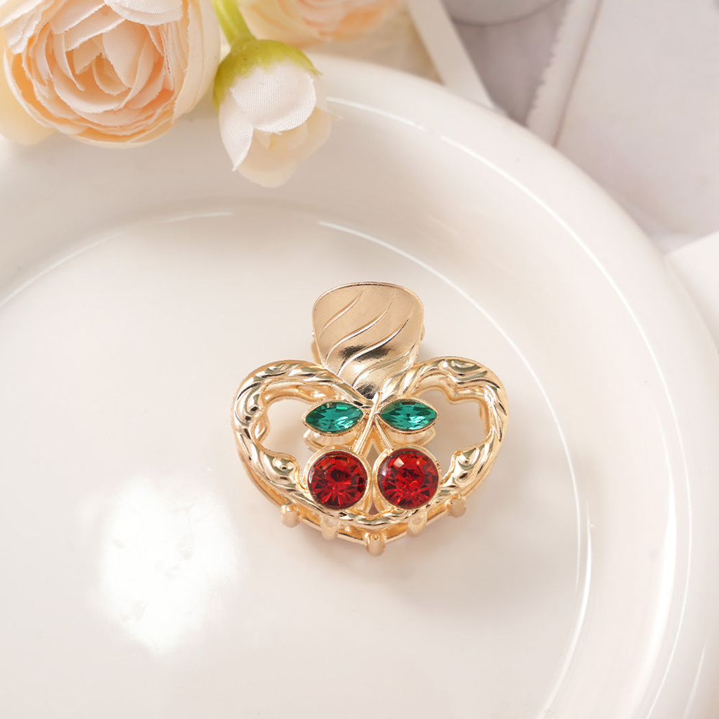 Beau - Cherry Mixed Shape Hair Claw