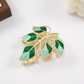 Beau - Leaf Openwork Hair Claw