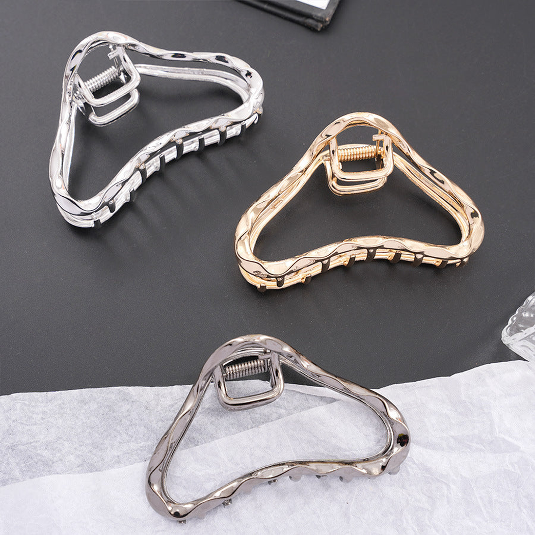Beau - Cloud Outline Rippled Hair Claw