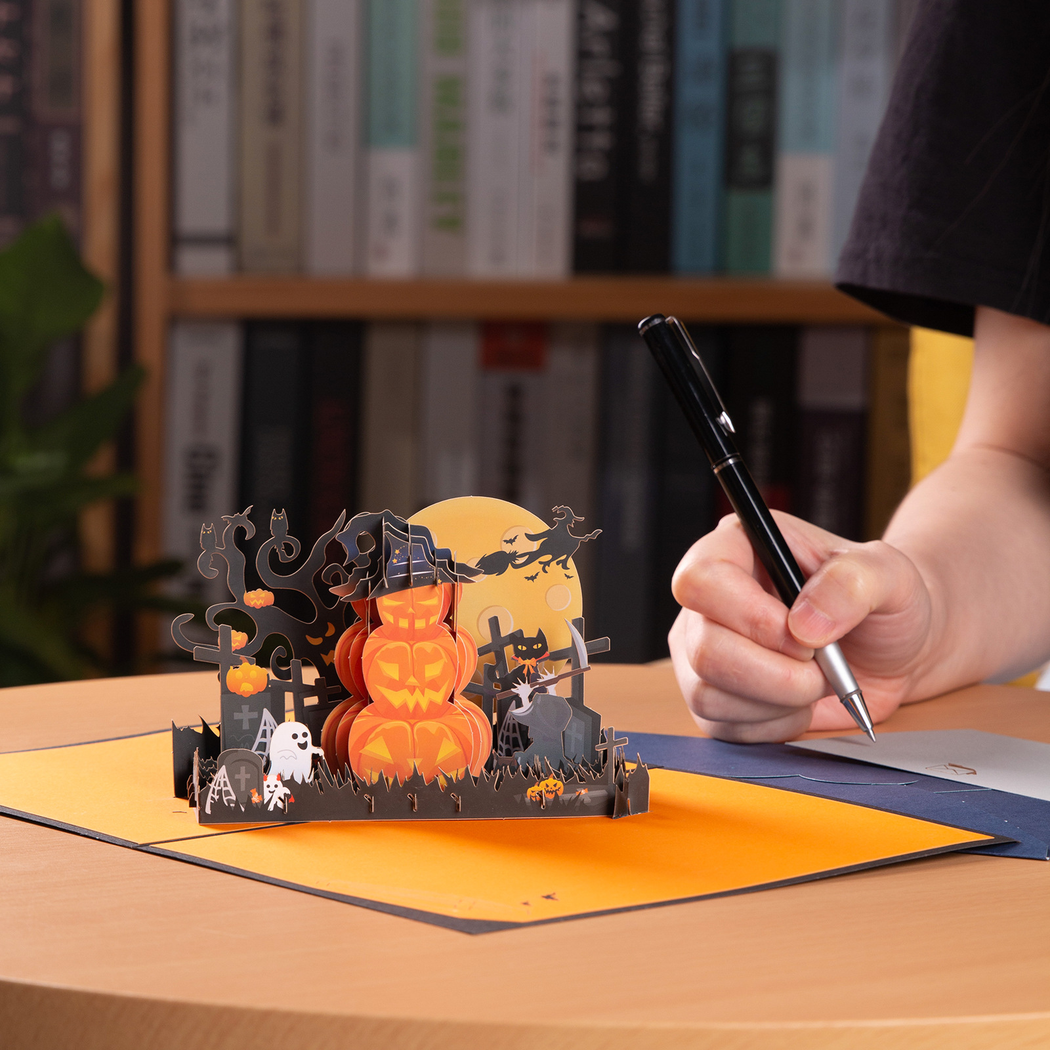 Carduria - Halloween Layered 3D Pop-Up Greeting Card