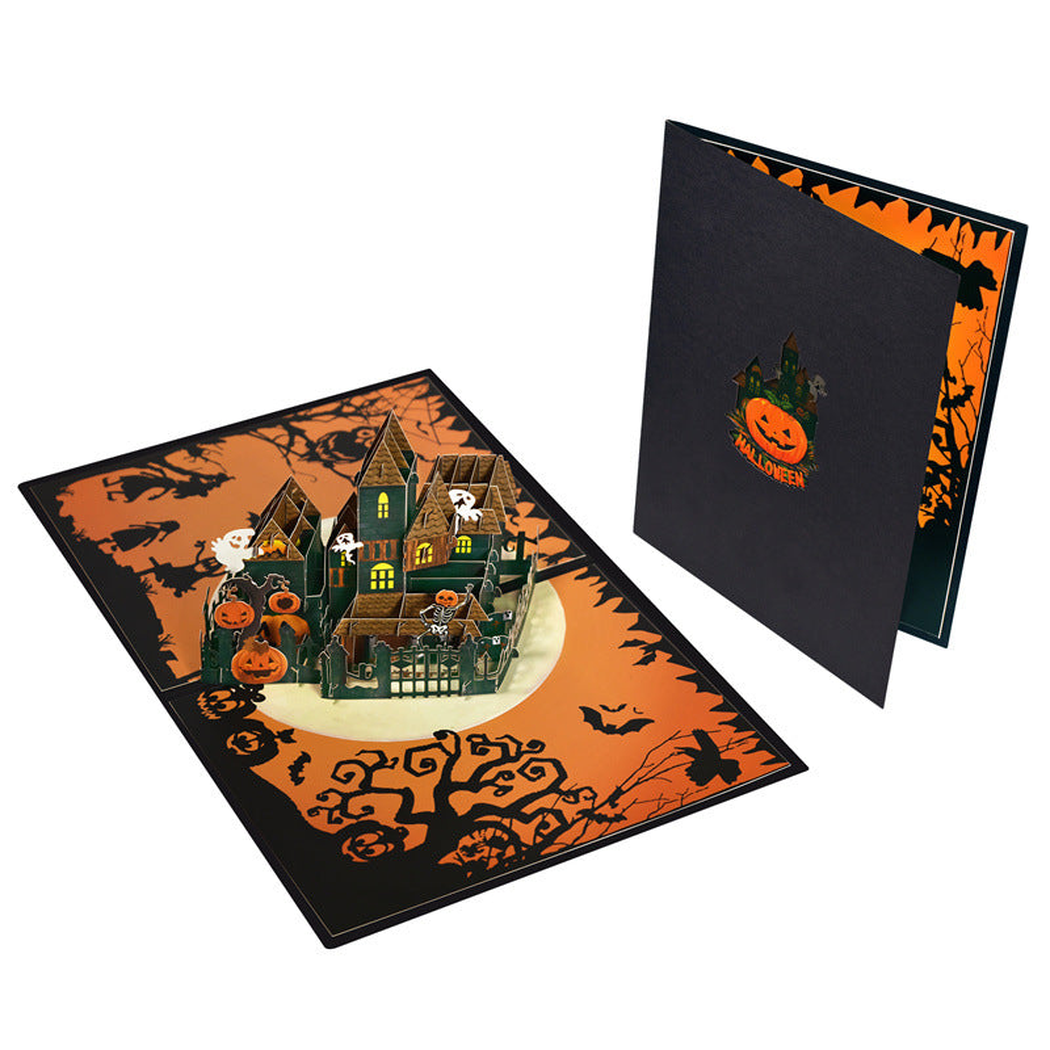 Carduria - Halloween Layered 3D Pop-Up Greeting Card