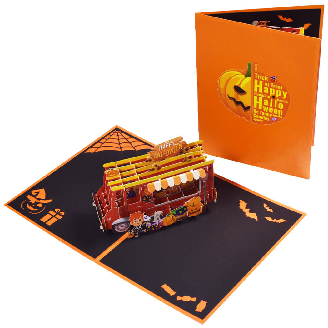 Carduria - Halloween Layered 3D Pop-Up Greeting Card